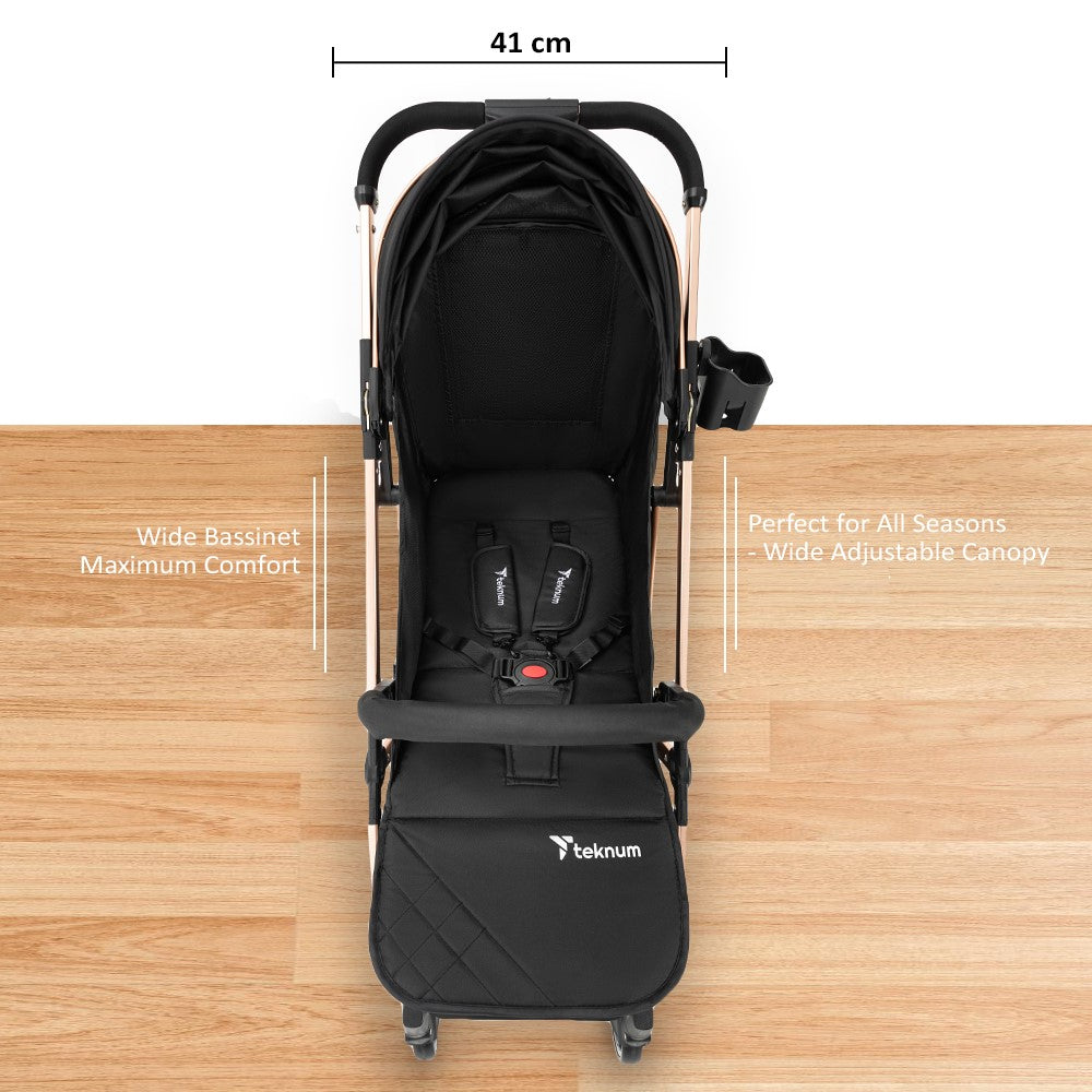 TEKNUM Explorer Travel Stroller - Black
