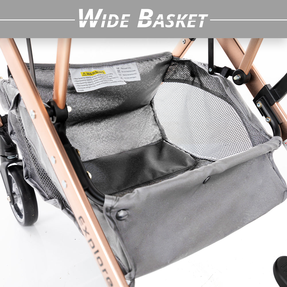 TEKNUM Explorer Travel Stroller - Grey