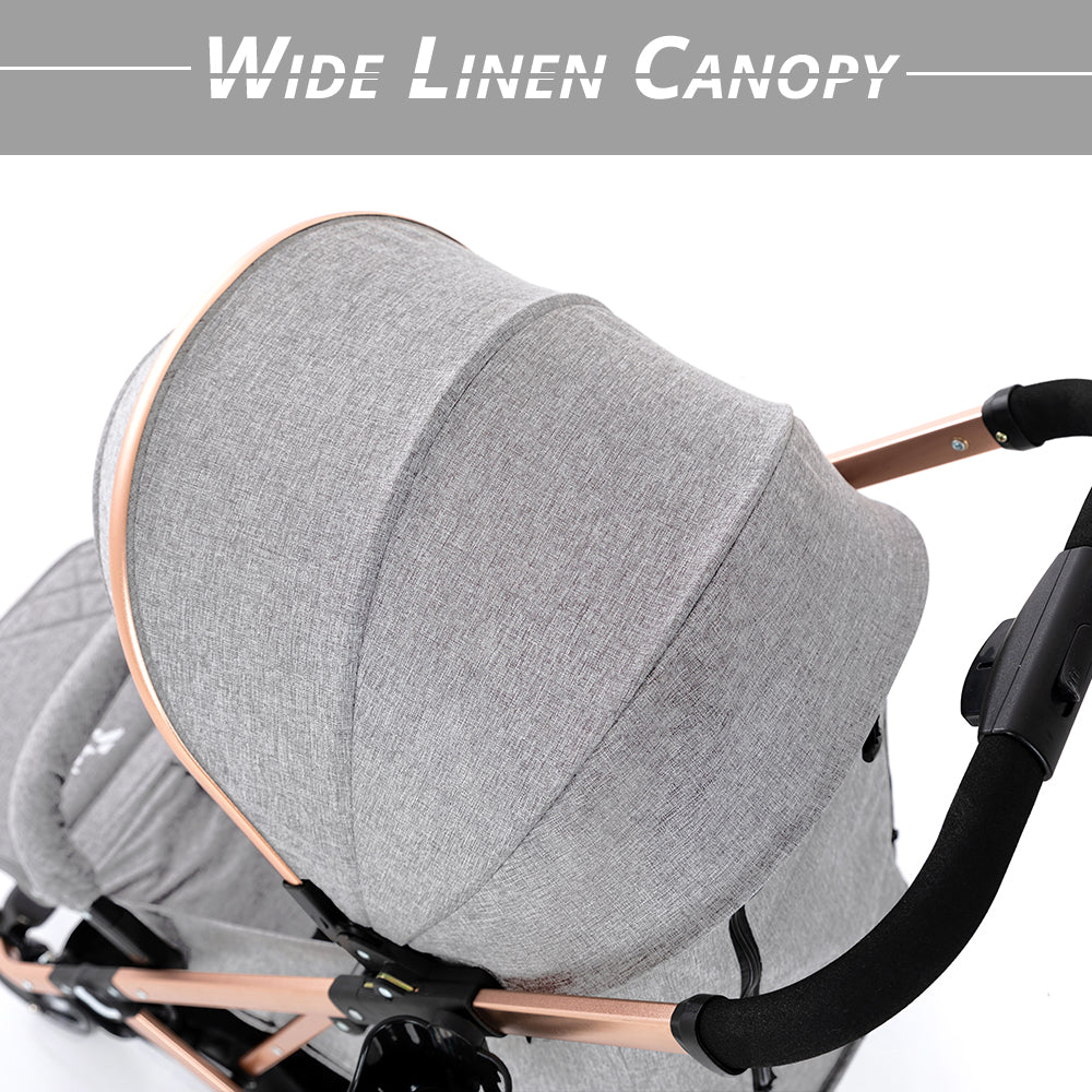 TEKNUM Explorer Travel Stroller - Grey