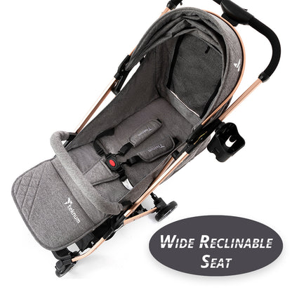 TEKNUM Explorer Travel Stroller - Melange Grey