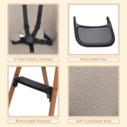 TEKNUM Luxuro High Chair - Black