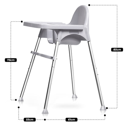 TEKNUM - High Chair With Removable Tray - Grey