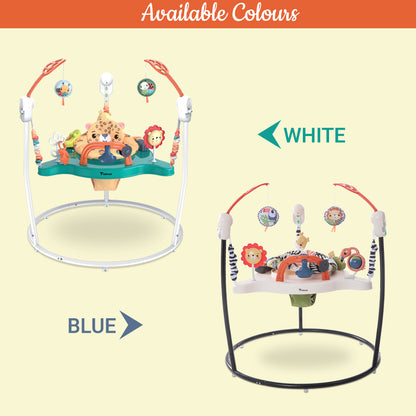 TEKNUM Baby Activity Jumper with Music and Toys - Blue