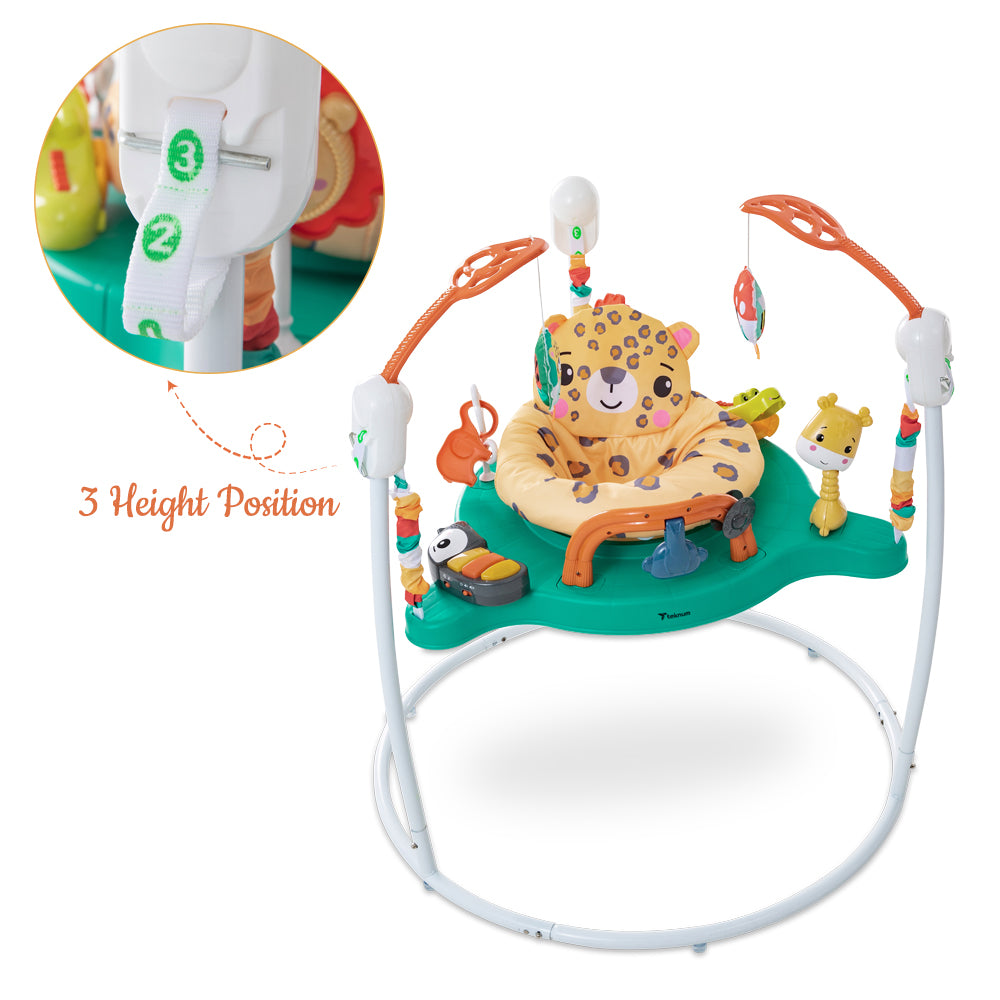 TEKNUM Baby Activity Jumper with Music and Toys - White