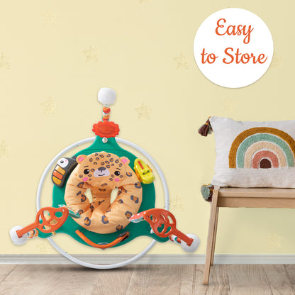 TEKNUM Baby Activity Jumper with Music and Toys - White