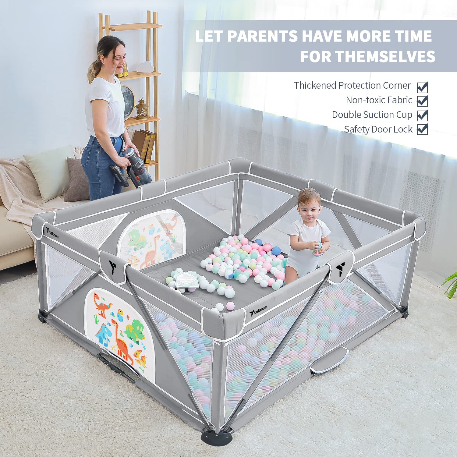TEKNUM One - Minute Fold - Unfold Playpen