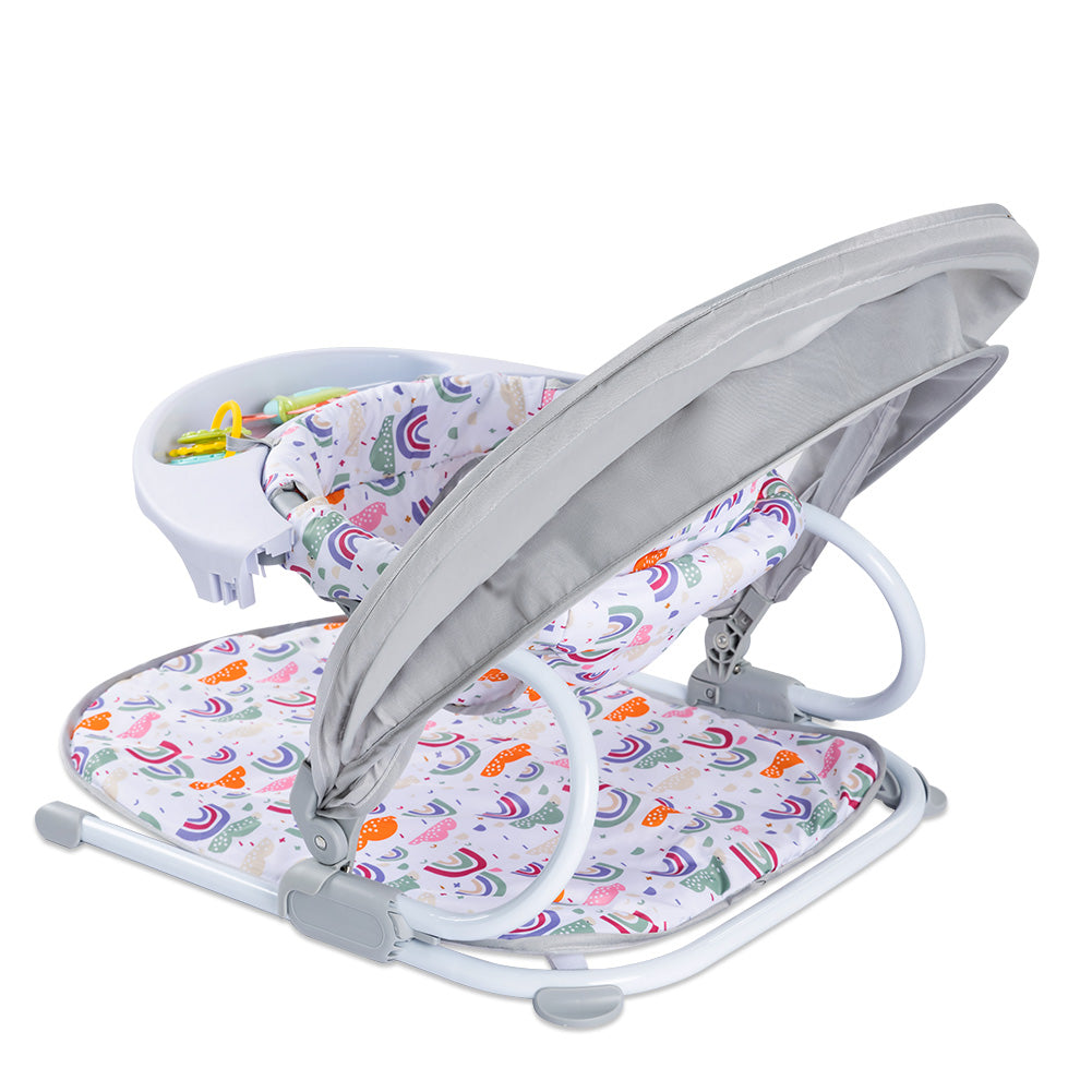 TEKNUM Baby Sit up support w/Feeding Tray - Grey
