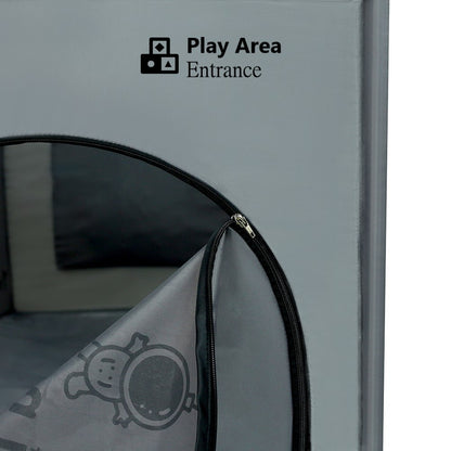 TEKNUM Astronaut Playard and Cot Grey