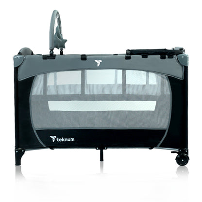 TEKNUM Explorer Playard and Cot Grey