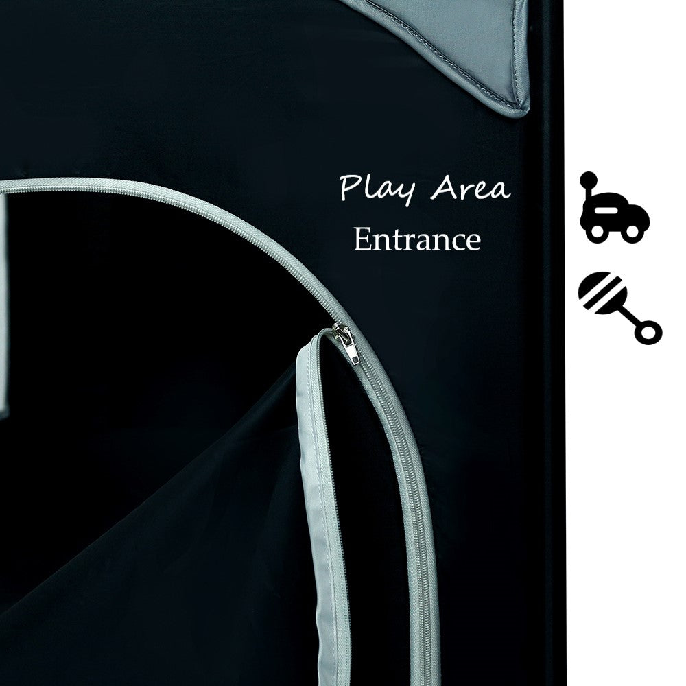 TEKNUM Explorer Playard and Cot Grey