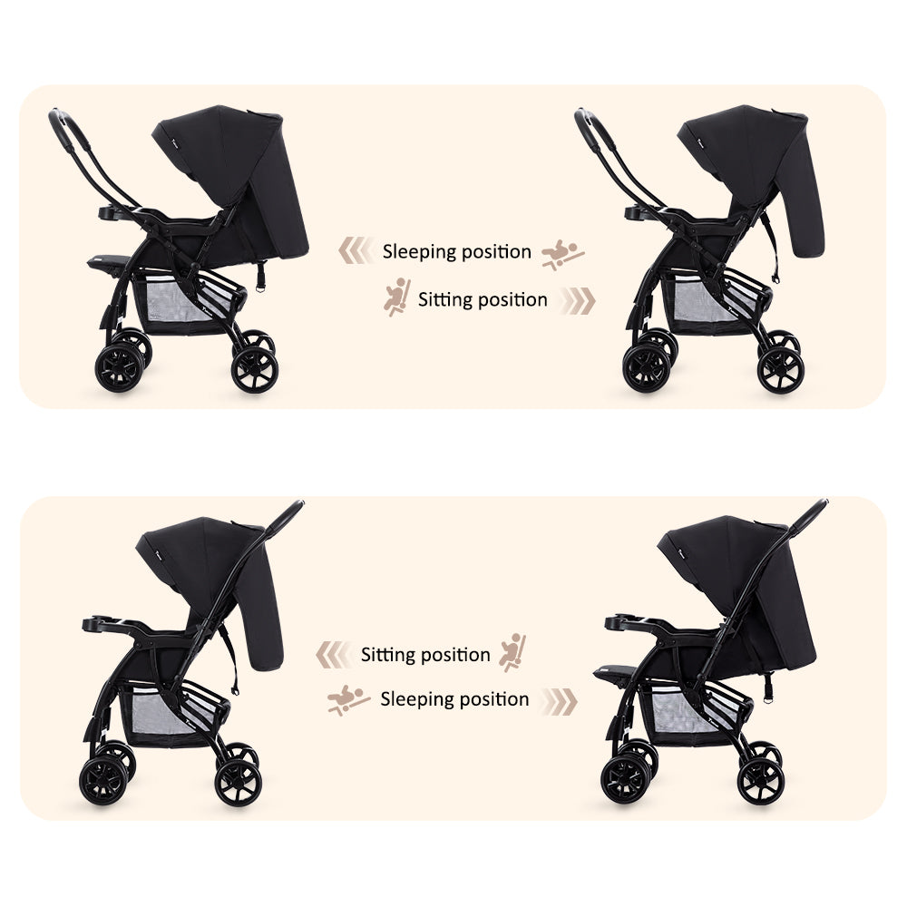 TEKNUM Look at Me Reversible 2 Stroller - Black