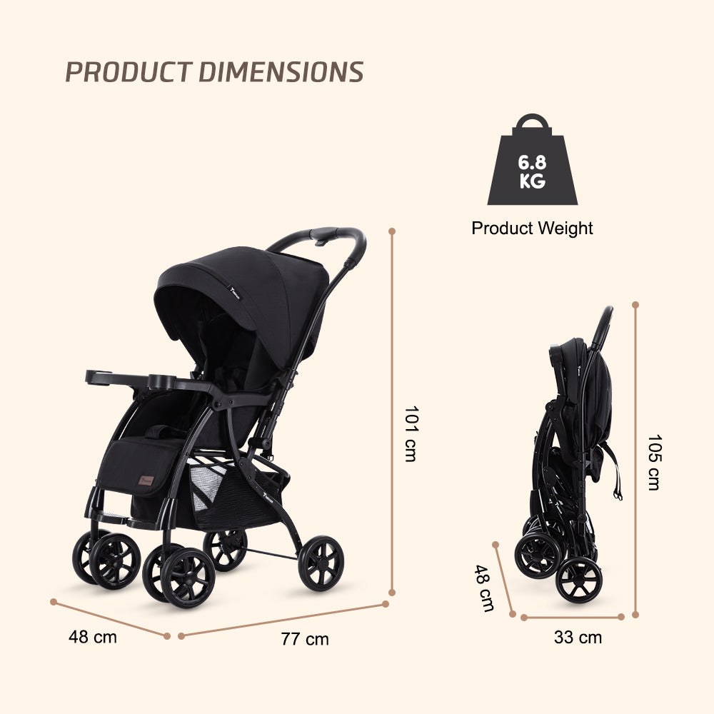 TEKNUM Look at Me Reversible 2 Stroller - Black
