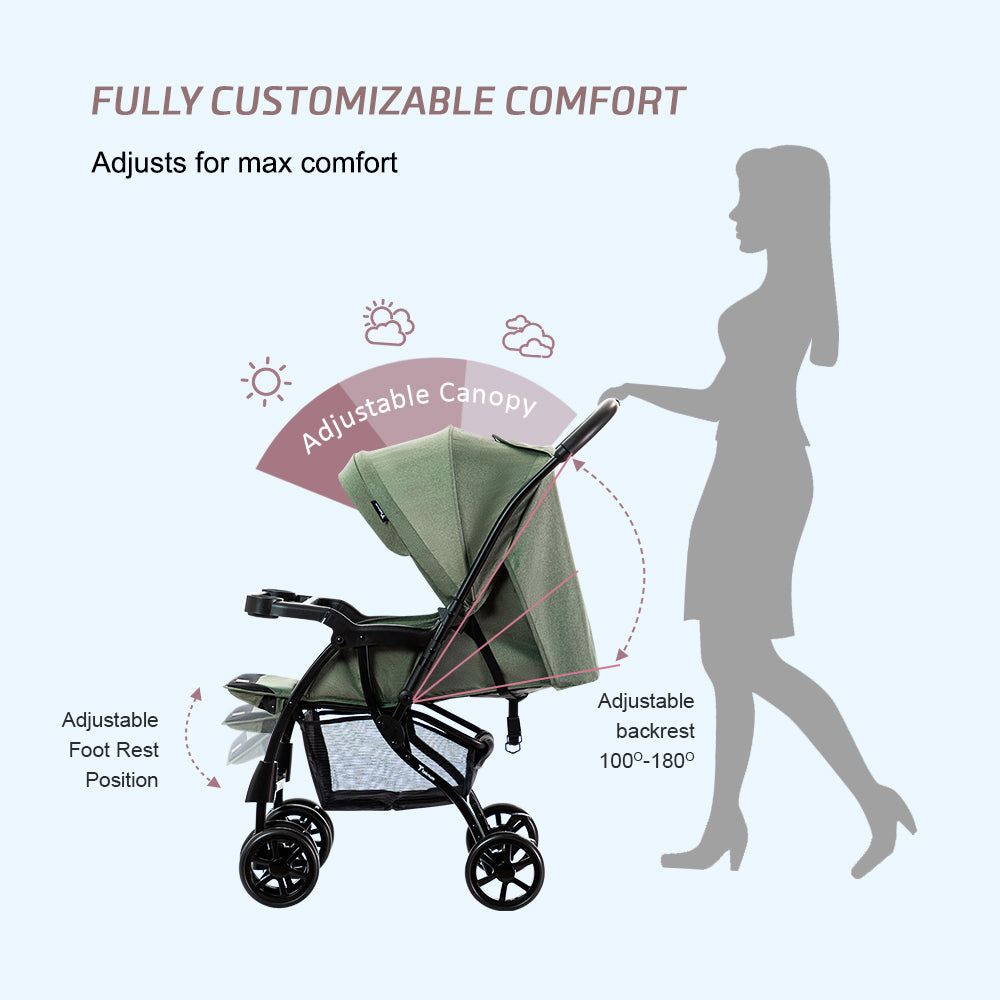 TEKNUM Look at Me Reversible 2 Stroller - Olive