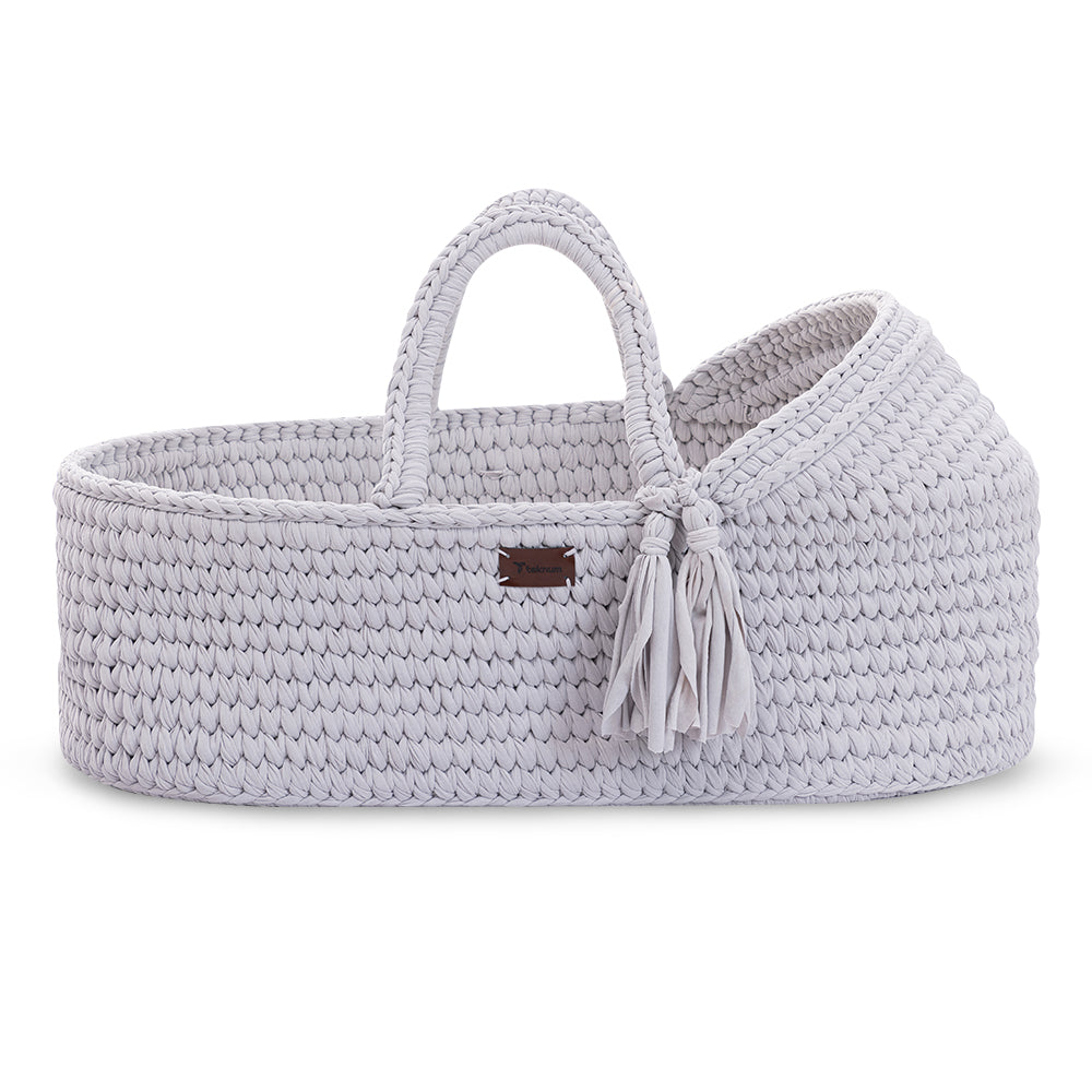 TEKNUM Moses Rope Basket - Grey