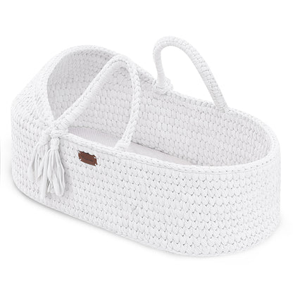 TEKNUM Moses Rope Basket - White