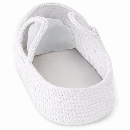 TEKNUM Moses Rope Basket - White