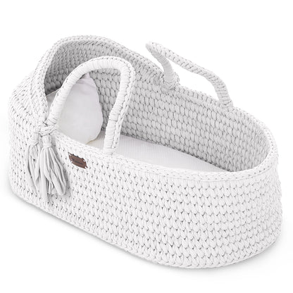 TEKNUM Moses Rope Basket - White
