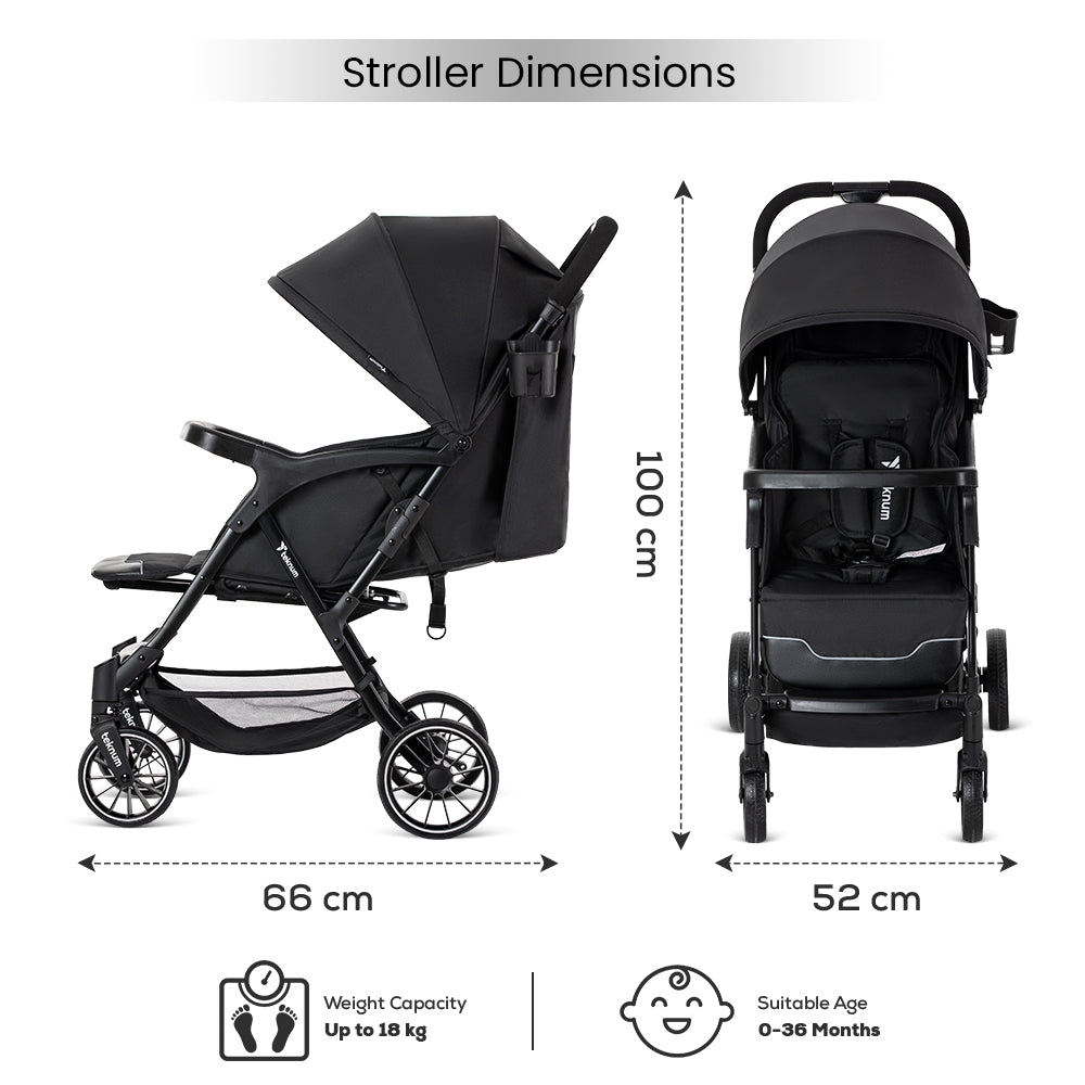 TEKNUM  Stroller Flylite - Black