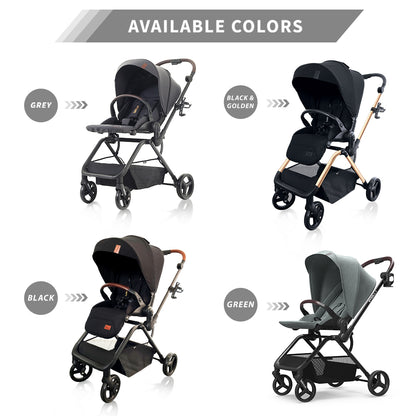 TEKNUM STROLL - 1 Reversible Travel Stroller - Gold