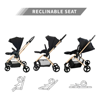 TEKNUM STROLL - 1 Reversible Travel Stroller - Gold