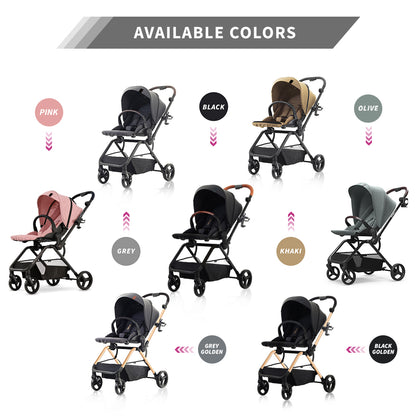 TEKNUM STROLL - 1 Reversible Travel Stroller - Grey