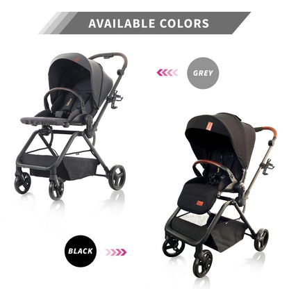 TEKNUM STROLL - 1 Reversible Travel Stroller - Black