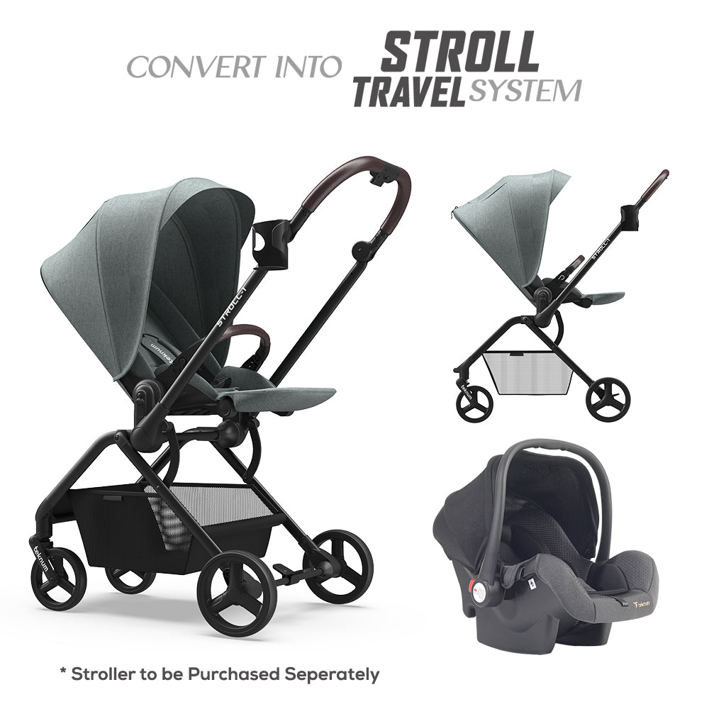 TEKNUM STROLL - 1 Reversible Travel Stroller - Olive Green