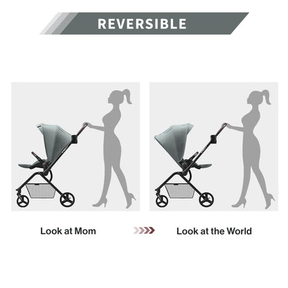 TEKNUM STROLL - 1 Reversible Travel Stroller - Olive Green
