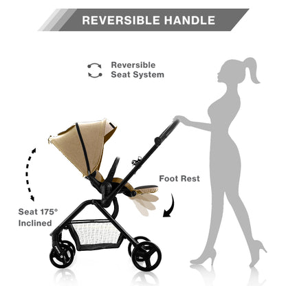 TEKNUM STROLL1 Reversible Travel Stroller - Khaki
