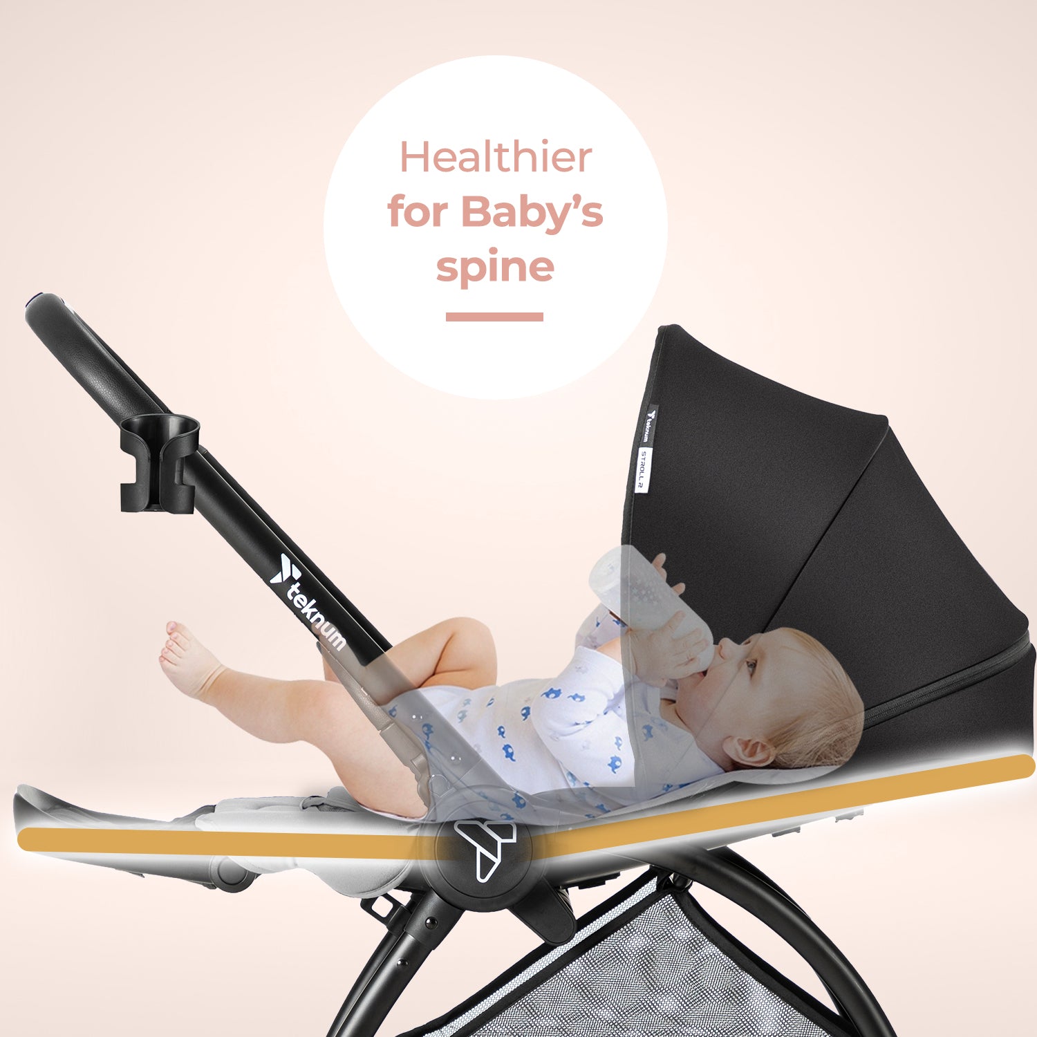 TEKNUM Travel STROLL 2 Stroller - Grey