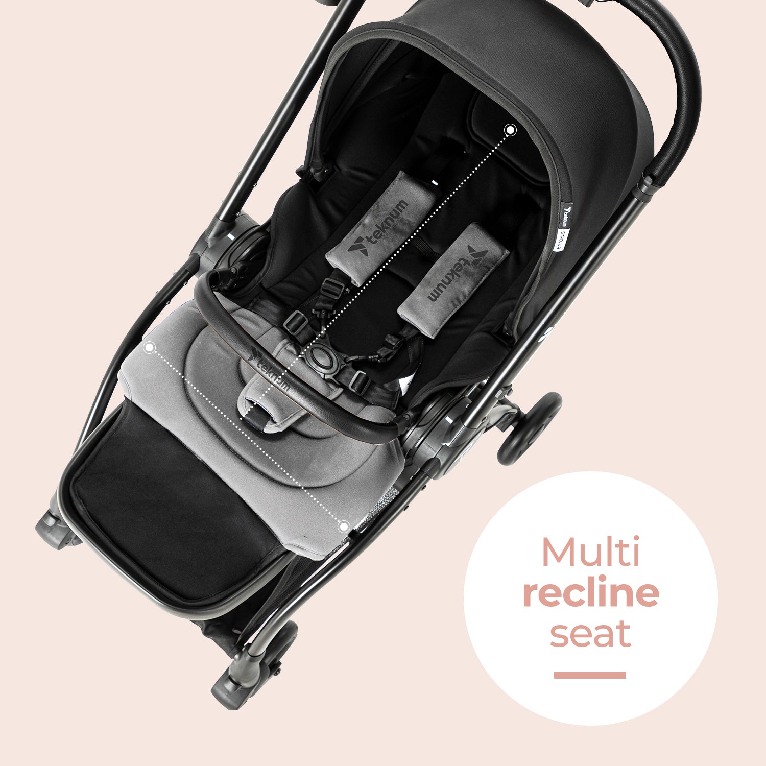 TEKNUM Travel STROLL 2 Stroller - Grey