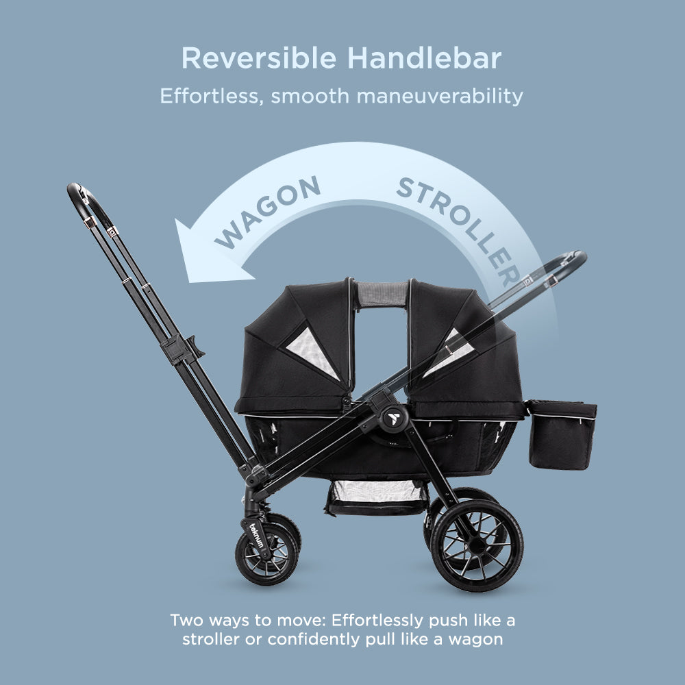 TEKNUM Reversible Wagon Stroller - Graphite Black