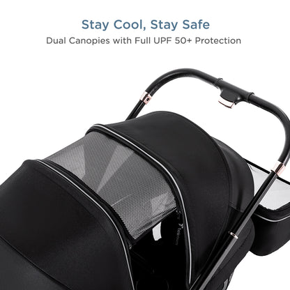 TEKNUM Reversible Wagon Stroller - Graphite Black