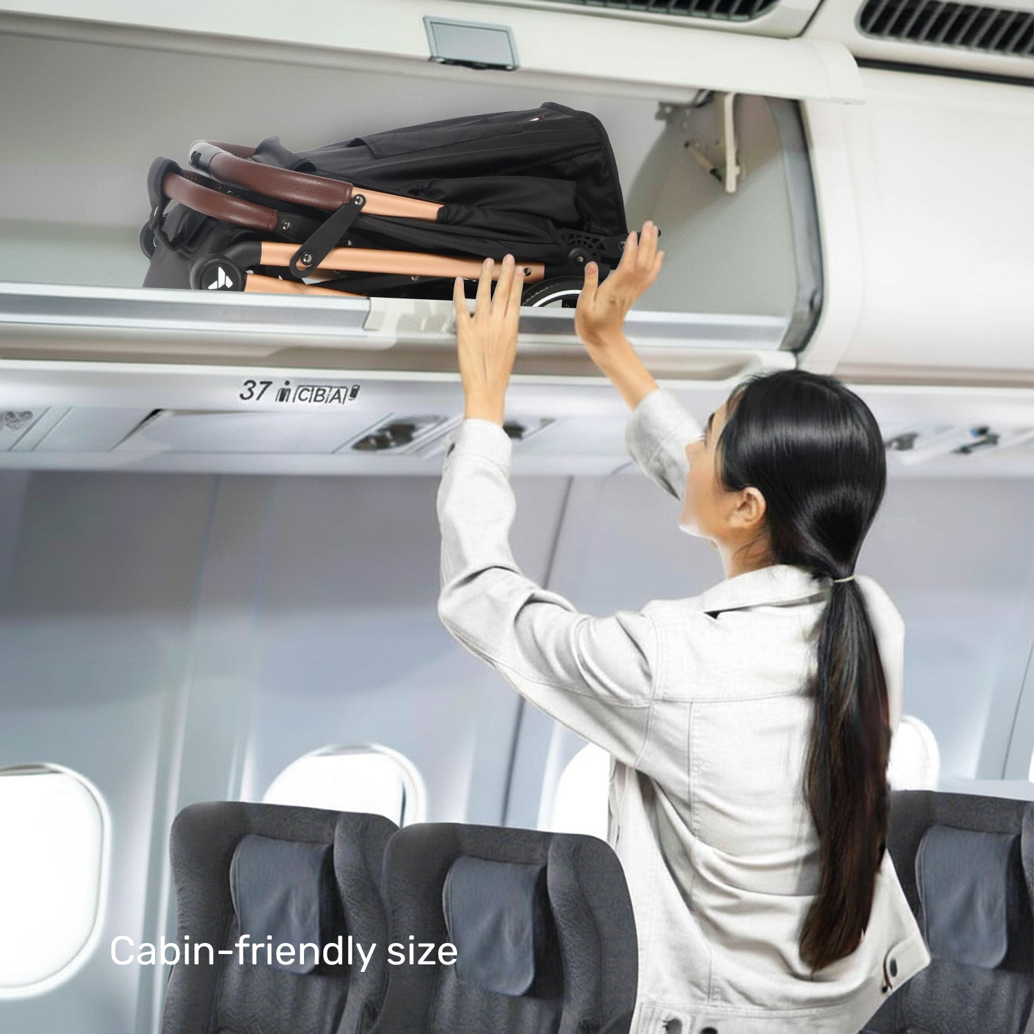 TEKNUM Travel Cabin Plus Stroller - Sunshine Black