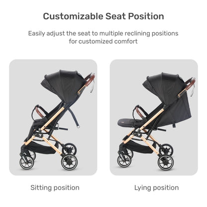 TEKNUM Travel Cabin Plus Stroller - Sunshine Black