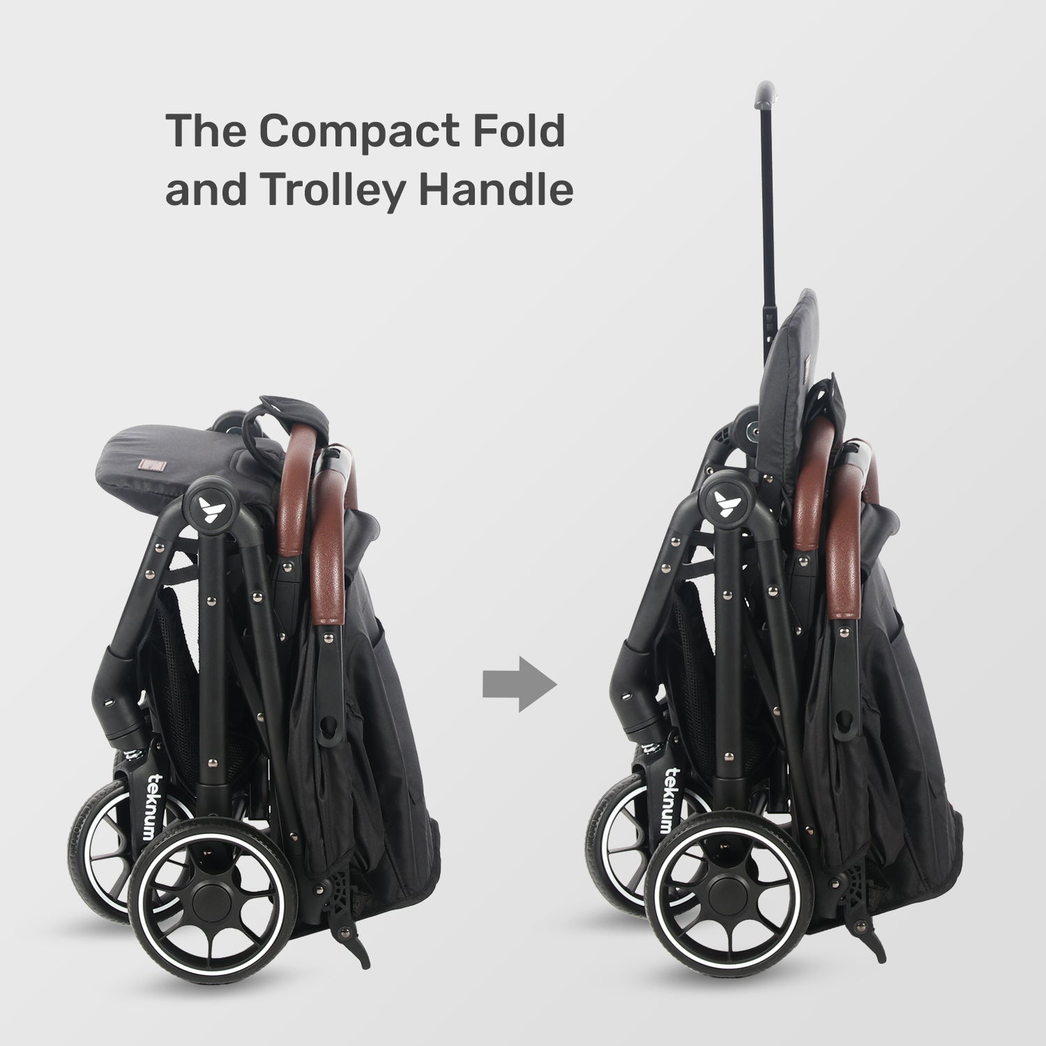 TEKNUM Travel Cabin Plus Stroller - Black