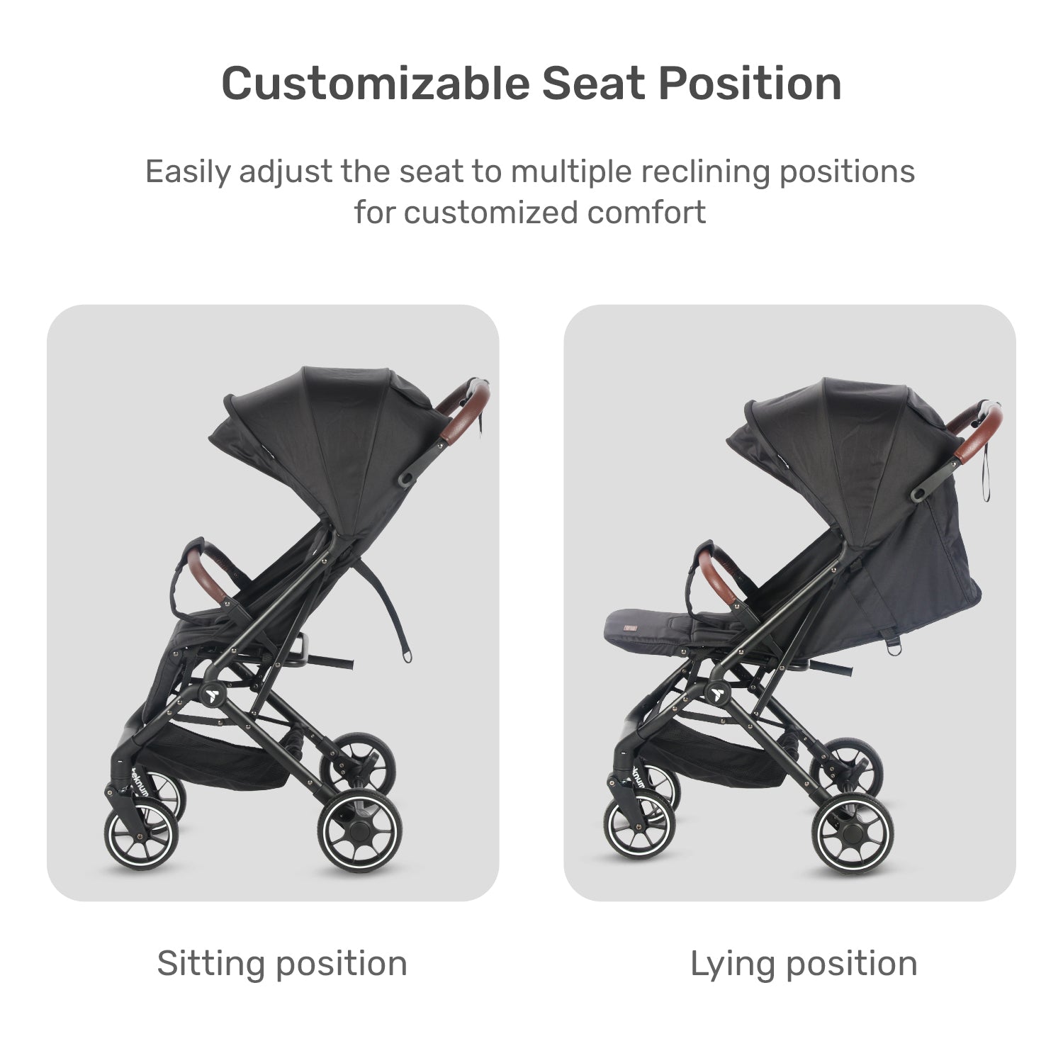 TEKNUM Travel Cabin Plus Stroller - Black