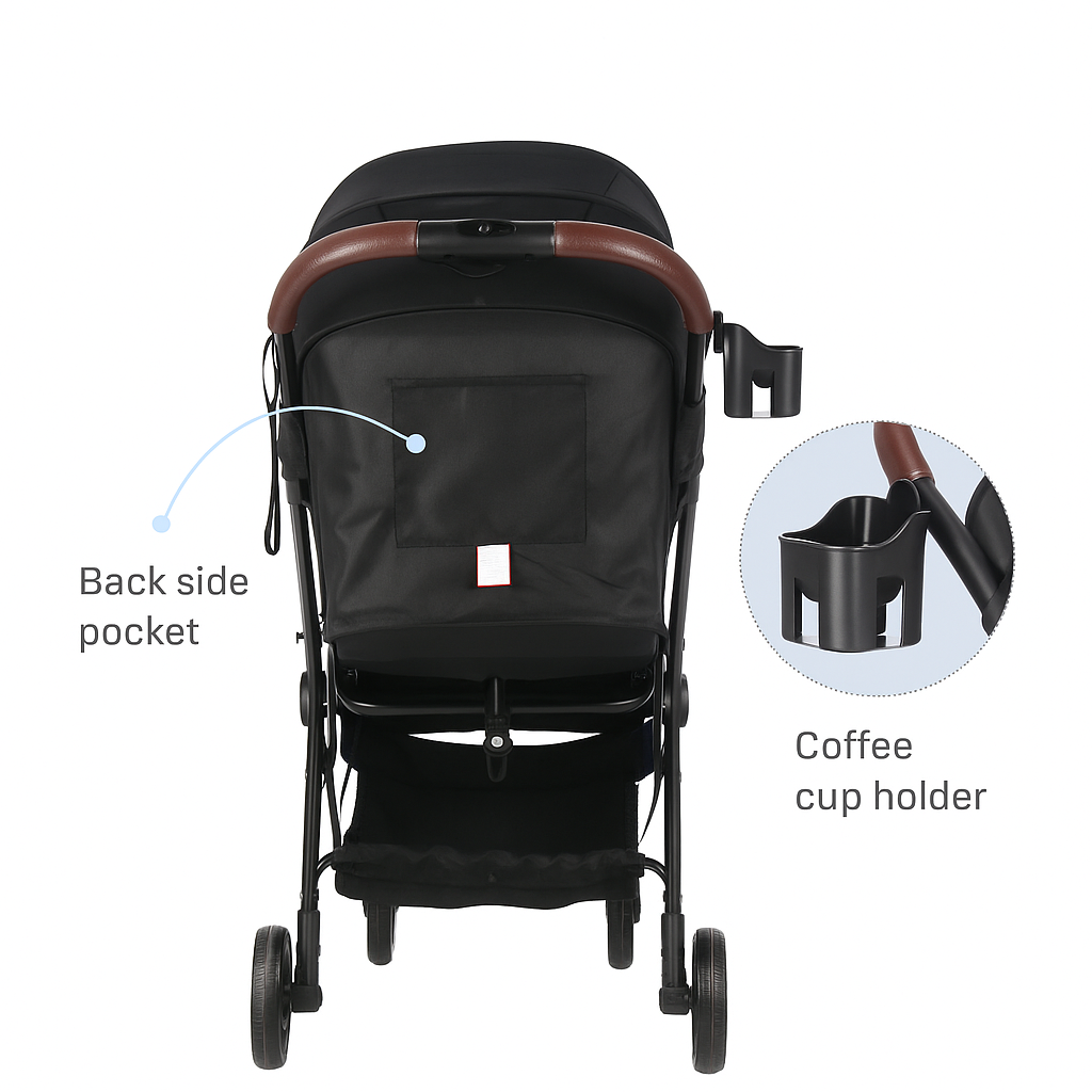 TEKNUM Travel Cabin Plus Stroller - Black