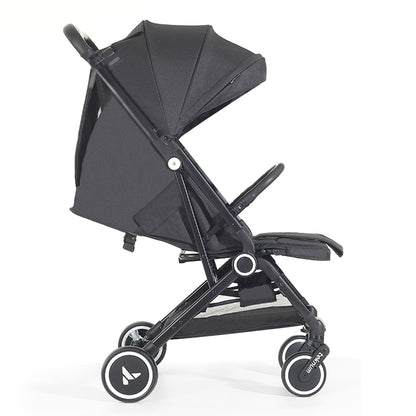 TEKNUM Travel Cabin Stroller with Coffee Cup Holder - Black