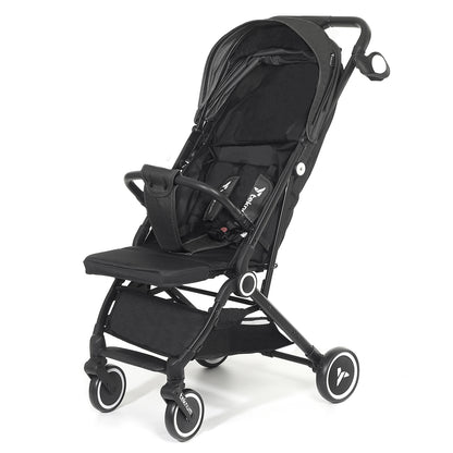 TEKNUM Travel Cabin Stroller with Coffee Cup Holder - Black