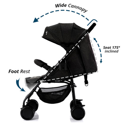 TEKNUM Trip Plus Stroller Black