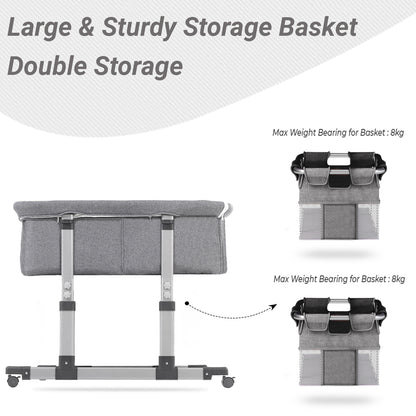 TEKNUM Twin Bed Side Fellow Grey