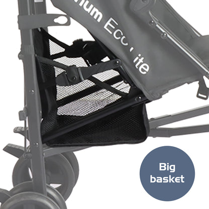 عربة أطفال TEKNUM Eco Lite 2 مع حامل أكواب - أسود