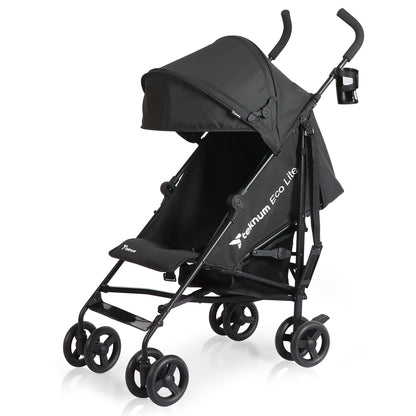 عربة أطفال TEKNUM Eco Lite 2 مع حامل أكواب - أسود