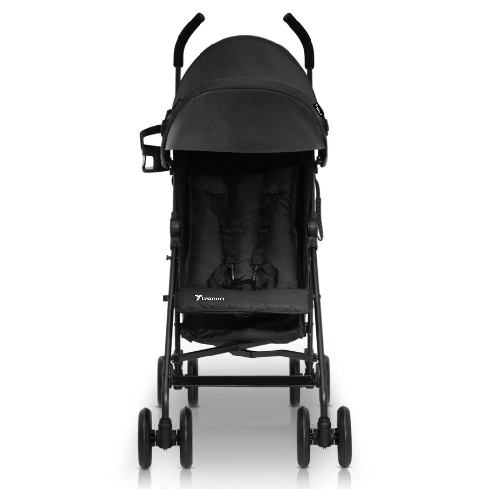 عربة أطفال TEKNUM Eco Lite 2 مع حامل أكواب - أسود