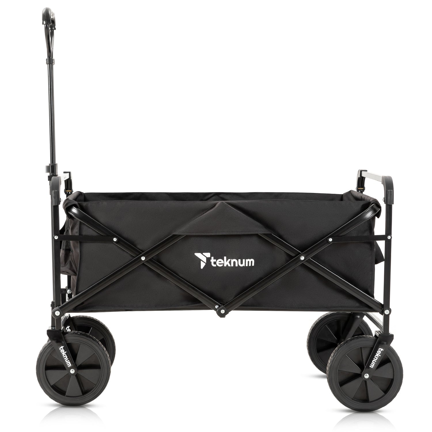 TEKNUM Folding Wagon Cart w/Canopy - Black