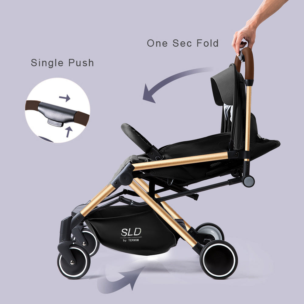 TEKNUM - Travel Lite Stroller SLD - Black Gold