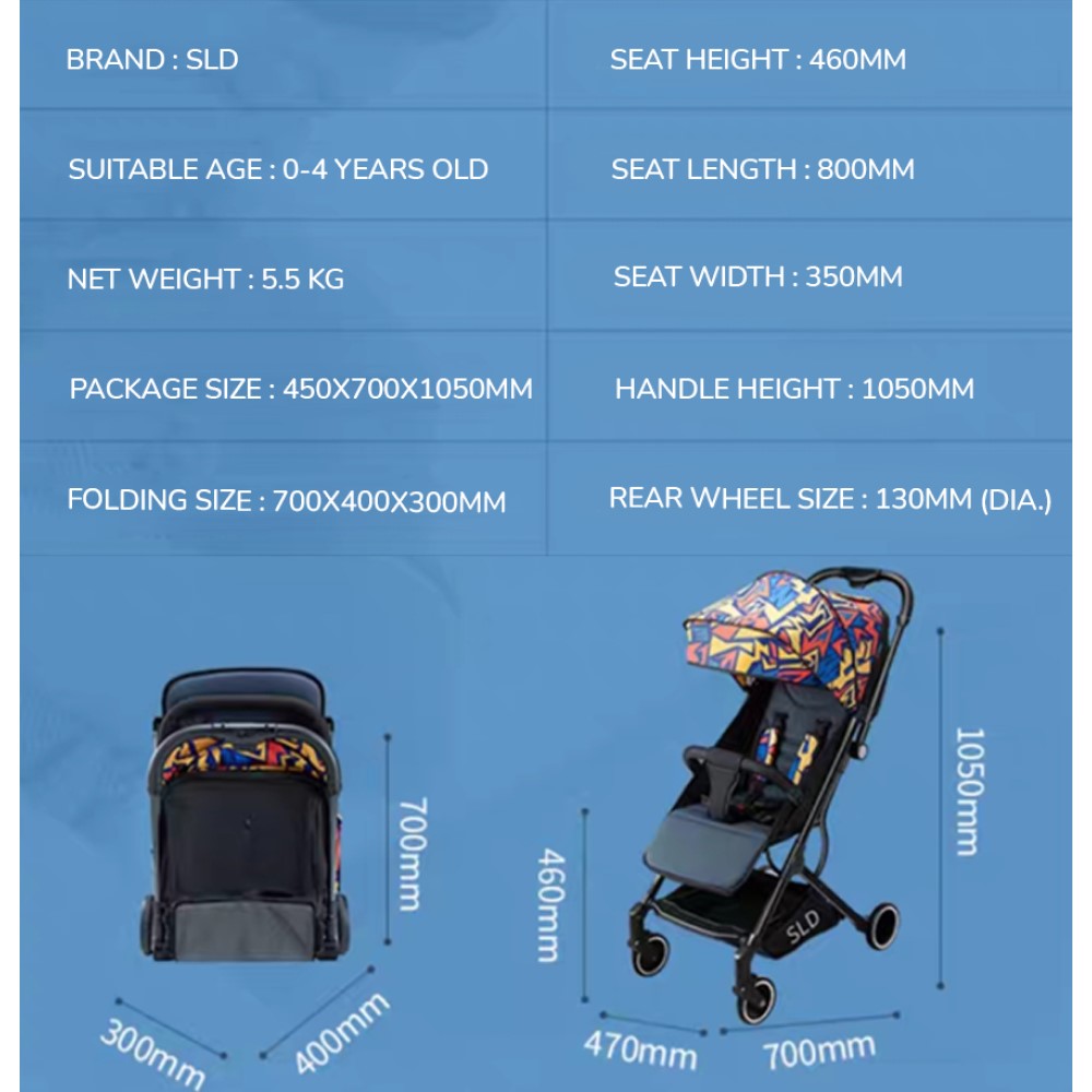 Travel Lite Stroller - SLD by TEKNUM - Newton
