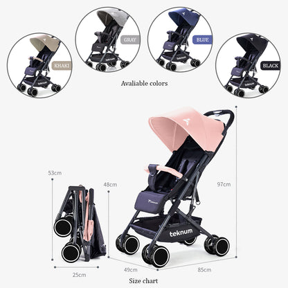 TEKNUM Yoga Lite Stroller - Pink
