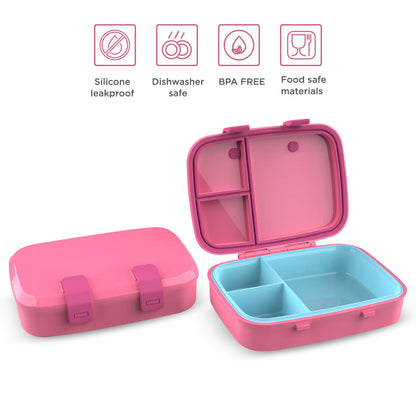 HYDROBREW Smart Serve Bento Lunch Box 847ml, Berry Blush